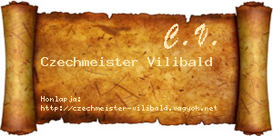 Czechmeister Vilibald névjegykártya